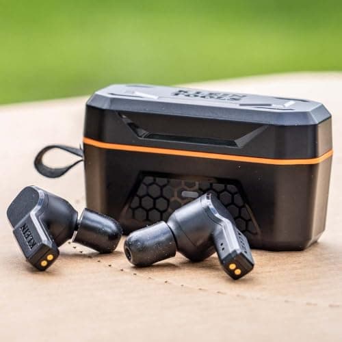 Klein Tools AESEB1S SMART SENSE True Wireless Safety Earbuds with Bluetooth and Situational Awareness, 26dB Hearing Protection, 30-Hr Runtime 12