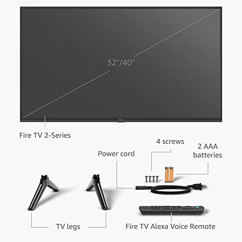 Amazon Fire TV 40" 2-Series (newest model), HD smart TV with Fire TV Alexa Voice Remote, stream live TV without cable 6