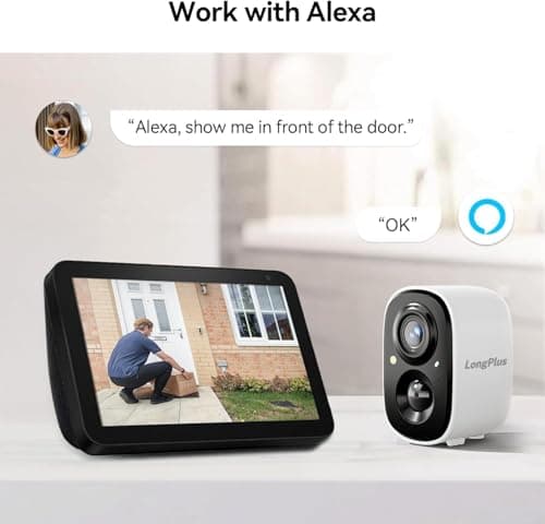 LongPlus Security Cameras Wireless Outdoor Camera Wireless Camera for Home Security, 2 Pack Battery Powered WiFi Cameras with AI Motion Detection, 2-Way Talk, Cloud/SD Storage (White 2pcs, X83) 7
