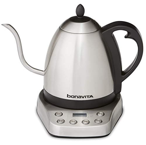 1L Variable Temperature Brushed Stainless Steel Electric Kettle
