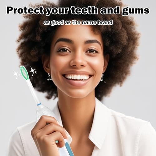 Toothbrush Heads for Philips Sonicare Replacement Brush Heads Medium Soft Dupont Bristles Electric Toothbrush Replacement Heads Fit E-Series Essence Xtreme Elite Advance and CleanCare, 6 Pack 7