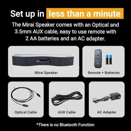Mirai Speaker Dialogue Enhancing TV Soundbar with Patented Hearing Technology - Designed for Hard of Hearing, Elderly and Family 6