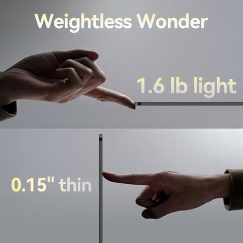 UPERFECT OLED Portable Monitor 16", 3K 2880x1800 | 120Hz | 0.1ms Portable Gaming Monitor, 500 Nits |100% DCI-P3 | 100000:1 Contrast | Ultra-Slim Design for Laptop Mini PC Phone Game Consoles Ucolor O2 7