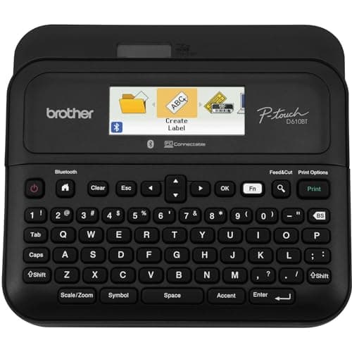 Brother® P-touch PT-D610BT Business Professional Connected Label Maker With Bluetooth®