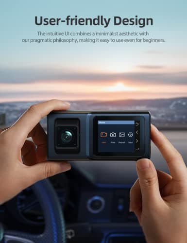 iZEEKER Dash Cam Front and Inside Cabin, Both 1080P Dual Dash Camera for Cars with IR Night Vision, 170°+140° Wide Angle, Accident Record, Parking Monitor for Truck Taxi Driver, Support 128GB 8