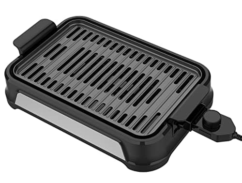 Mueller Ultra Gourmet Smokeless Indoor Grill, Removable Nonstick Grill Plate, Adjustable Temperature, 120V