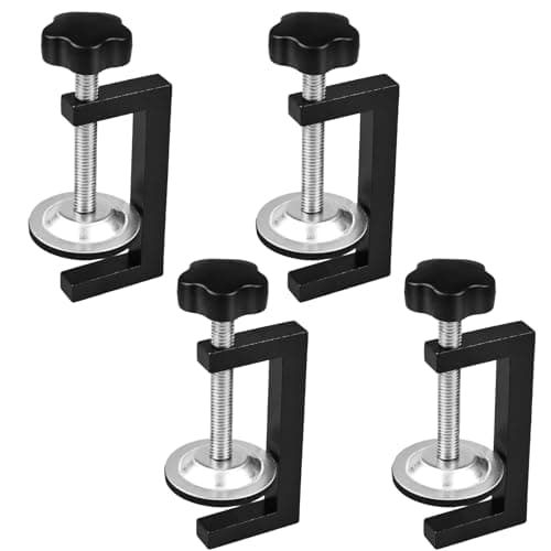 IMeanTop C Clamp Heavy Duty 2 Inch Small C-Clamp Set Aluminum Alloy G Clamp Cabinet Clamps for Woodworking,Assembly,Gluing and Welding(4Pcs)