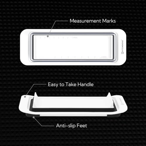 KITCHENDAO Airtight Butter Dish with Lid for Countertop and Refrigerator Door Shelf, Easy Scoop-Dishwasher Safe, Plastic Butter Holder Tray Container for West/East Coast Butter, Transparent White 6