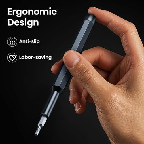 38-in-1 Precision Screwdriver Set,Mini Professional Magnetic Pads Tiny Repair Tool Kit for Macbook Computer Laptop iPhone PS4 PS5 Xbox Switch Eyeglasses Watch Ring Doorbell Electronic, Gifts for Men 5