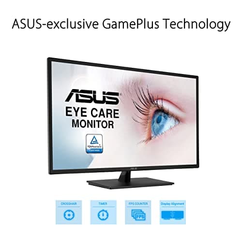 ASUS 32 Inch 1080P Monitor (VA329HE) - Full HD, IPS, 75Hz, Adaptive-Sync, Eye Care, Low Blue Light, Flicker Free, HDMI, VGA, Wall Mountable, Tilt Adjustable, Black 5