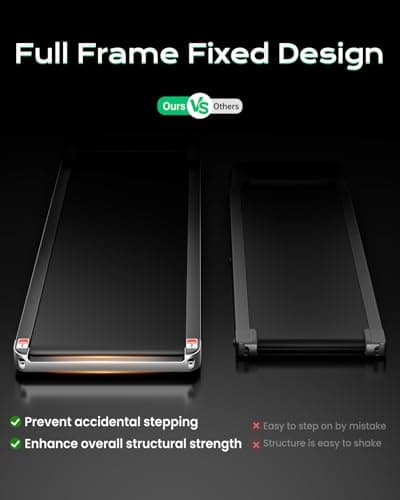 TREAFLOW Walking Pad,Treadmill with Incline for Home Office, 2.5HP Portable Under Desk Treadmill with 265 Lbs Capacity,Remote Control 5