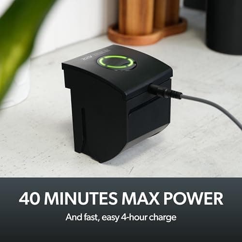 Gtech AirRAM MK2 Cordless Vacuum Cleaner with Powered Brush Head - Perfect for Carpet and Hardwood Floors - Rechargeable 22v Li-ion Battery - Lightweight (7 lbs.) 7