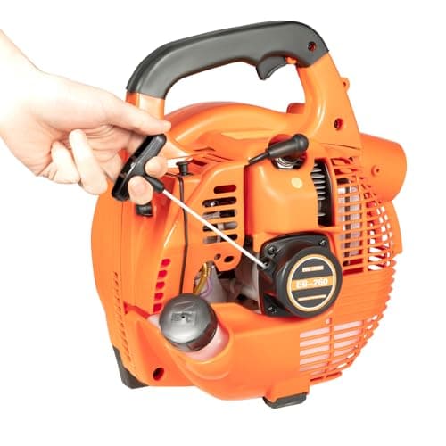 Handheld Gas Blower, 2-Stroke Gas Powered Leaf Blower, 750W 25.4cc Gasoline Grass Sweeper for Lawn Care, Snow Blowing & Yard Cleaning, Heavy Duty Grassland Cleaning Machine 7