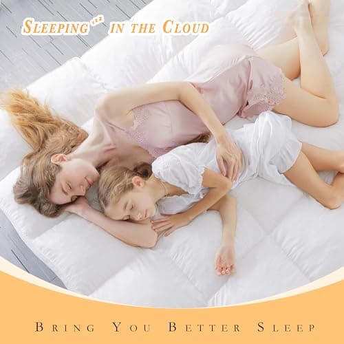 WhatsBedding 3 Inch Memory Foam Mattress Topper King Size for Pressure Relief, Fluffy & Soft Shredded Memory Foam Filled Pillow Top, 78x80in 5