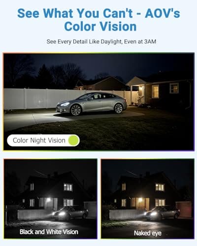 obligz Solar Camera Security Outdoor - AOV 24/7 Recording Security Cameras Wireless Outdoor with 360° View, Human Auto Tracking, 2K Night Vision, Compatible with Alexa/Google Assistant (2 Pack) 7