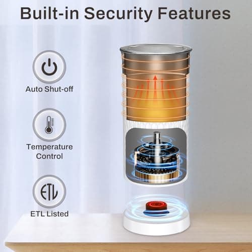 SIMPLETASTE Milk Frother, 4-in-1 Electric Milk Steamer, Automatic Warm and Cold Foam Maker and Milk Warmer for Latte, Cappuccinos, Macchiato, Hot Chocolate 6