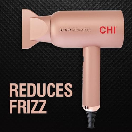 CHI Touch Activated Compact Hair Dryer, Hair Dryer for Smooth & Voluminous Hair, Quick-Drying for Shiny, Frizz-Free Hair, Lightweight & Low Noise 7