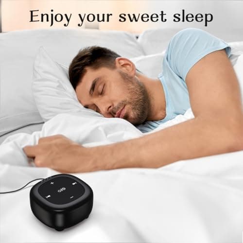 White Noise Sound Machine with 30 Soothing Sounds 36 Adjustable Volume Brown Noise Sound Machines for Sleep Office Privacy Bedroom 4 Timers Memory Function Sleep Sound Machine Baby Adult Elderly Care 6