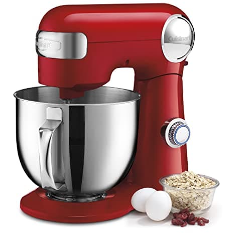 Cuisinart SM-50R 5.5-Quart Stand Mixer, Ruby Red (Renewed) 6