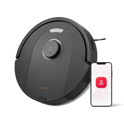 roborock Q5 Pro Robot Vacuum and Mop Combo, 5500Pa Powerful Suction, DuoRoller Brush, LiDAR Navigation, 3D Mapping, Robotic Cleaner for Dirt, Floors, Pet Hair, 240min Runtime, Smart No-Go Zone, Black