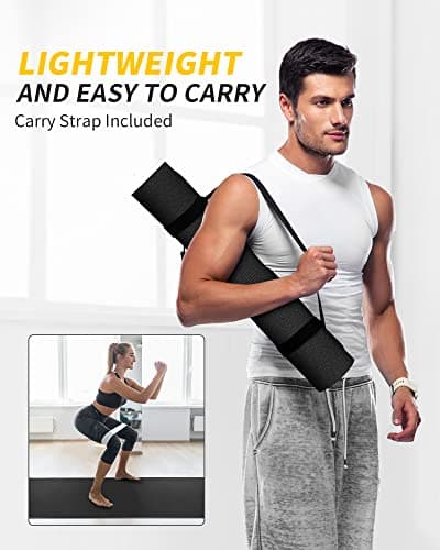 CAMBIVO Yoga Mat for Women and Men, Extra Long and Wide Exercise Mat(84" x 30" x 1/4 inch), Large Non Slip Workout Mat for Yoga, Pilates, Fitness, Barefoot Workouts, Home Gym Studio 6