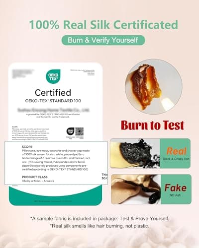 BeeVines 100% Real Mulberry Silk 2 Pack Sleep Mask, Natural Pure Silk Eye Masks with Adjustable Strap for Sleeping, 100% Block Light Eye Sleep Shade Cover, Reduces Puffy Eyes Traveling Gifts 9