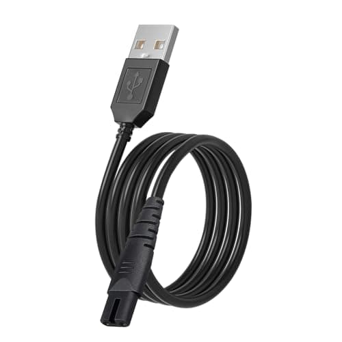 Replacement Water Flosser Portable Cordless Oral Irrigator USB Charging Cable Charger for Nicwell, Fairywill, Aquasonic, Nicefeel, Oralfree, MOSPRO, Cremax, Tovendor, Hangsun, Insmart, Zerhunt Black