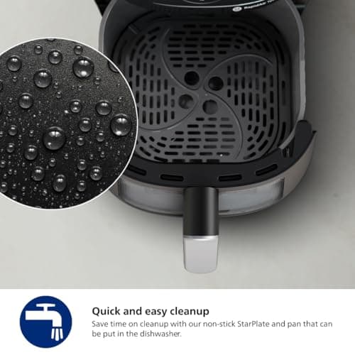 Philips Air Fryer 2000 Series - 13-in-1 functions, 6.6 Quarts, Compact Design with Cooking Window, Black, (NA231/00) 8