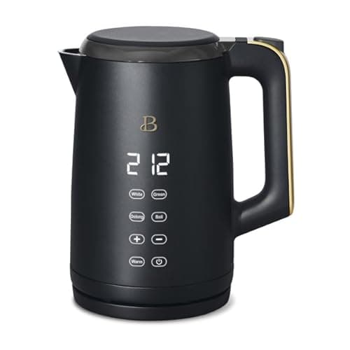 Beautiful 1.7L One-Touch Electric Kettle, Black Sesame