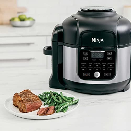 Ninja OS301/FD305CO Foodi 10-in-1 Pressure Cooker and Air Fryer with Nesting Broil Rack, 6.5-Quart Capacity, and a Stainless Finish (Renewed) 7