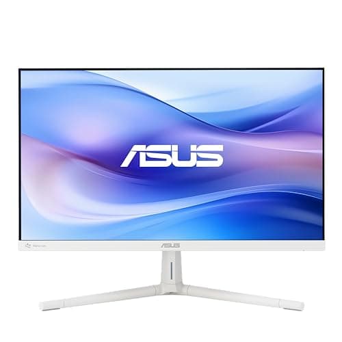 ASUS 24” (23.8 inch viewable) 1080P Eye Care Monitor (VU249HFI-W) - Full HD, IPS, 100Hz, SmoothMotion, Adaptive Sync, Nano-ion, Eye Care Plus, VESA Wall Mountable, 3 yr Warranty