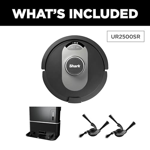 Shark UR2500SR AI Ultra Robot Vacuum with Self-Empty Base, Bagless, 30-Day Capacity, LIDAR Navigation, Compatible with Alexa, WiFi Connected, Black 11