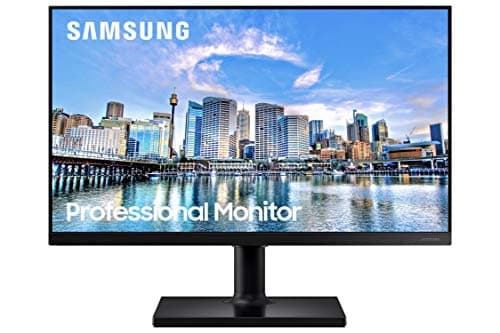 SAMSUNG FT45 Series 27-Inch FHD 1080p Computer Monitor, 75Hz, IPS Panel, HDMI, USB Hub, Height Adjustable Stand, 3 Yr WRNTY (LF27T450FQNXGO),Black