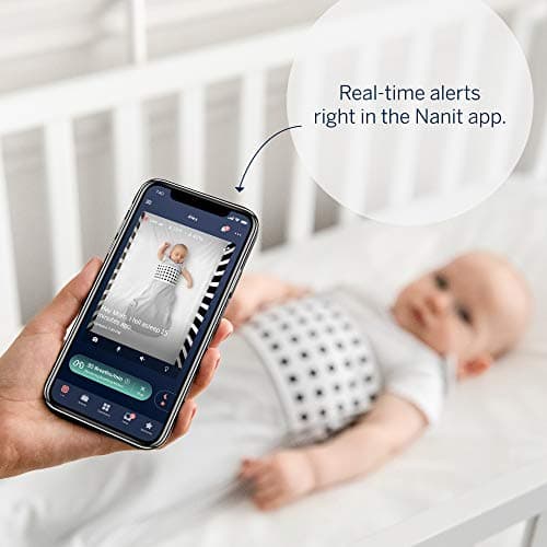 Nanit Breathing Wear Sleeping Bag, Size Small, 3-6 Months, Pebble Grey 4