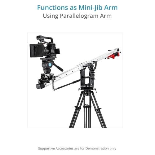 Proaim Cambird Pro 4-in-1 Gear. 6ft Video Camera Slider. Portable Mini Jib. Tower. Hi-hat .Vertical Payload - 10kg / 22lb. Horizontal Payload: 12kg / 26lb. (SL-CBPR-01) 6