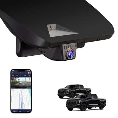 FUVYMYT Single Channel 4K Dash Cam for 2022-2026 Toyota Tundra & Sequoia 2023-2026 Limited SR SR5 TRD Pro Limited Platinum (Gen3), OEM Style, Easy Install, Loop Recording, G-Sensor, 64 GB Card
