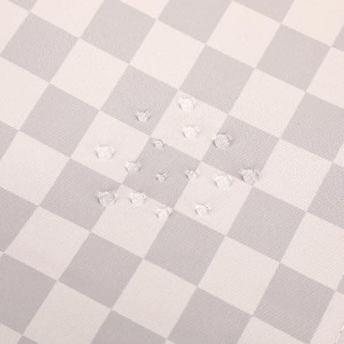 Canvaslife Neutral Checker Pattern Laptop Sleeve Case Cover with Pocket for MacBook Pro 14 inch and 14 inch-14.4 inch HP, Lenovo, Dell, ASUS, Acer Notebook Computer 7