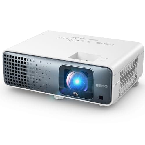 BenQ TK710STi 4K HDR Laser 3200 Lumens Movie and Gaming Short Throw Projector with 4ms Response Time | 240Hz Refresh Rate | HDR10 & HLG | Android TV with Netflix Chromecast & AirPlay | 3D Keystone