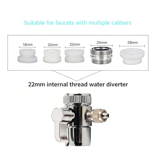 Water Flosser for Family Use 3 Jet Tips & 3 Toothbrush for Faucet & Shower, Oral Irrigator Non-Electric Safety , Dental Oral Care Tooth Cleaning 6