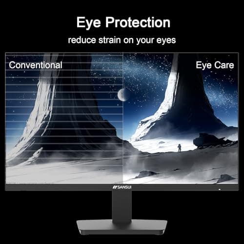 SANSUI 27-Inch IPS Monitor, 120Hz, Full HD 1920x1080, HDMI and DisplayPort, VESA Mountable 5