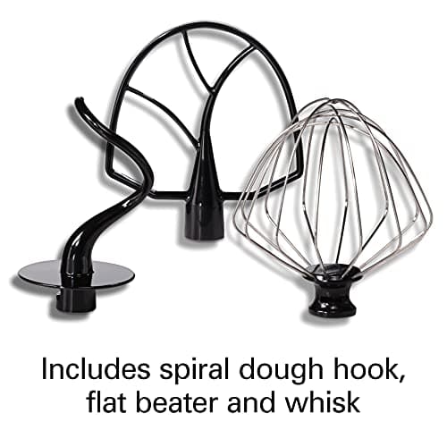 Hamilton Beach Professional All-Metal Stand Mixer with Specialty Attachment Hub, 5 Quart Bowl, 12 Speeds, Includes Flat Beater, Dough Hook, Whisk (63240) 6