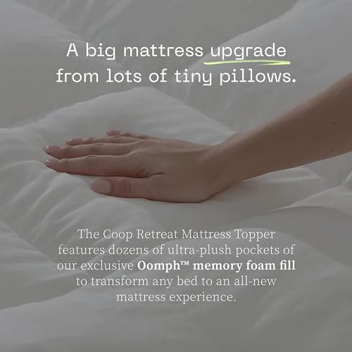 Coop Home Goods Essentials Dorm Bundle, Twin XL - (1) Coop Retreat Mattress Topper (36" x78"), Soft Microfiber + (1) Ultra Luxe Waterproof Mattress Protector, Breathable College Dorm Room Bedding 6
