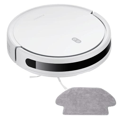 Xiaomi Robot Vacuum E12, Powerful Suction up to 4000 Pa, Control via App Home, Efficient Cleaning Route, Intelligent Water Tank, Numerous sensors, White