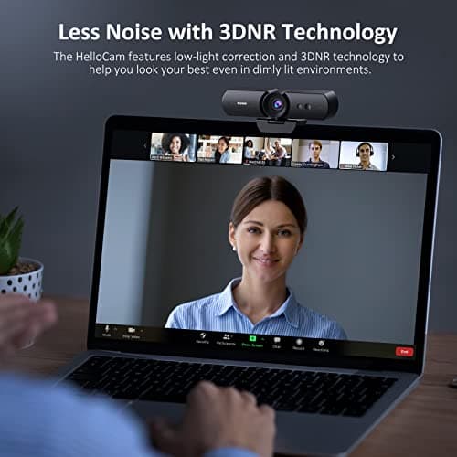 NexiGo HelloCam, 1080P Webcam with Windows Hello, True Privacy, Automatic Electronic Shutter, Computer Camera, Microphone, Facial Enhancement, HD USB Web Cam 6