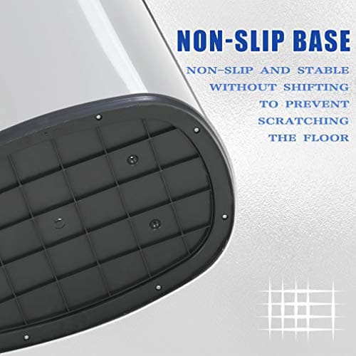 FDW Garbage Can 13 Gallon 50 Liter Kitchen Trash Can for Bathroom Bedroom Home Office Automatic Touch Free High-Capacity with Lid Brushed Stainless Steel Waste Bin 7