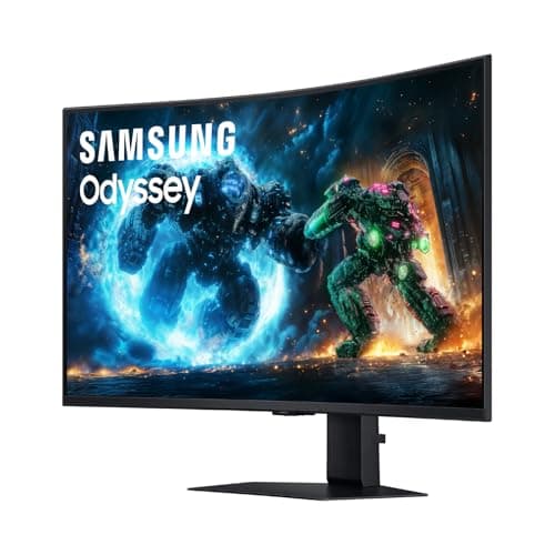 Samsung 37” Odyssey G7 (G75F) 4K UHD Resolution, 165Hz, Curved Gaming Monitor, 1ms Response Time (GtG), VESA DisplayHDR™ 600, AMD FreeSync™ Premium Pro, LS37FG75DENXZA, 2025 9