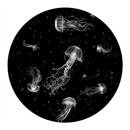 Orzorz Slide Discs Galaxy Night Light Plus Home Planetarium Projector (Work Star Projector Plus) (Jellyfish)