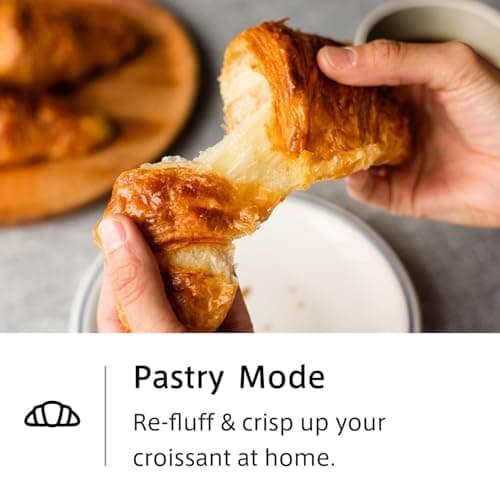 BALMUDA The Toaster | Steam Oven Toaster | Compact Size 14.1" W x 12.6" D x 8.2" H | 5 Cooking Modes: Sandwich Bread, Artisan Bread, Pizza & Pastry, Oven | Baking Pan Included | US Version | Black 6