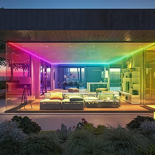 DAYBETTER Led Strip Lights 200 ft (2 Rolls of 100 ft) Ultra Long Smart Light Strips with App Voice Control Remote, RGB Music Sync Color Changing Lights for Bedroom, Kitchen, Party,Home Decoration 8