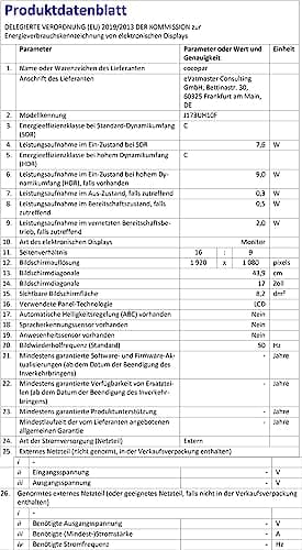 cocopar Portable Monitor 4K - 17.3 Inch UHD FreeSync HDR IPS 130% sRGB 3840x2160 Lightweight Eye Care Computer Display with Type-C mini DP HDMI for Xbox PS4/5 Laptop PC Mac, with Smart Case VESA 8